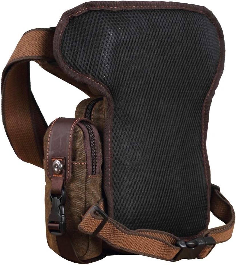 Motorcycle Drop Leg Bag Nylon Waist Pack for Men Women Travel Hiking Tactical Cycling Bike Ride Riding Crossbody Shoulder Fanny Pouch