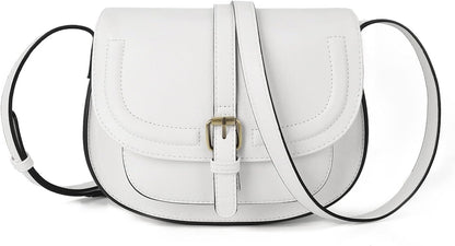 Crossbody Bags for Women Small Over the Shoulder Saddle Purses and Boho Cross body Handbags,Vegan Leather