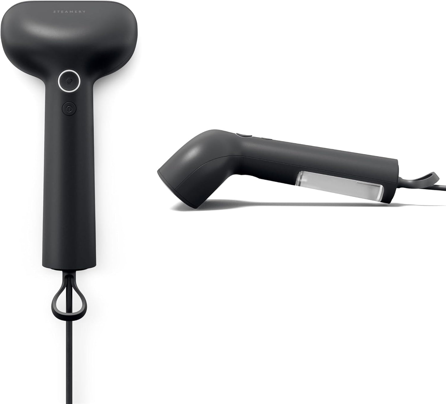 Steamery Handheld Clothes Steamer Cirrus X, 1200W, Steam Output 0.71 oz/min, Heat up in 20 Seconds, Portable, Minimalistic, Scandinavian design, Onyx