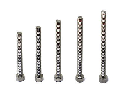 iexcell 25 Pcs M6 x 20mm Thread Pitch 1 mm Stainless Steel 304 Hex Socket Head Cap Screws Bolts Kit