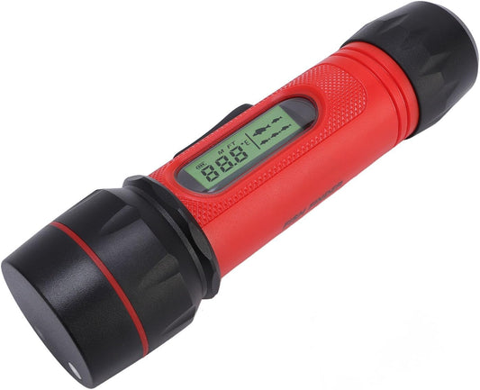 Denash Fish Finder, Sonar Handheld IP68 Water Proof 90m Depth Finder with LCD Display for Kayak Boat Ice Fishing, Portable Fish Depth Finder