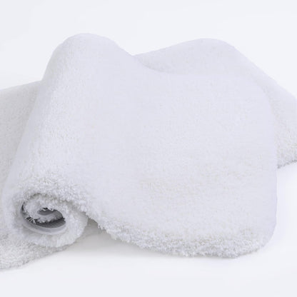 Bathroom Rugs Set 2 Pieces - Bath Rugs Ultra Soft Absorbent Non-Slip Fluffy Thick Microfiber Cozy Bath Mats Set for Tub Shower Bathroom Floors Accessories, 20"x32" & 16"x24" Set of 2 (Beige)