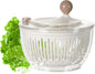 Salad Spinner Small - 4.5L Lettuce Dryer Spinner - Container with Non-Slip Base Bowl Strainer Storage for Kitchen Fruit Vegetable Refrigerator