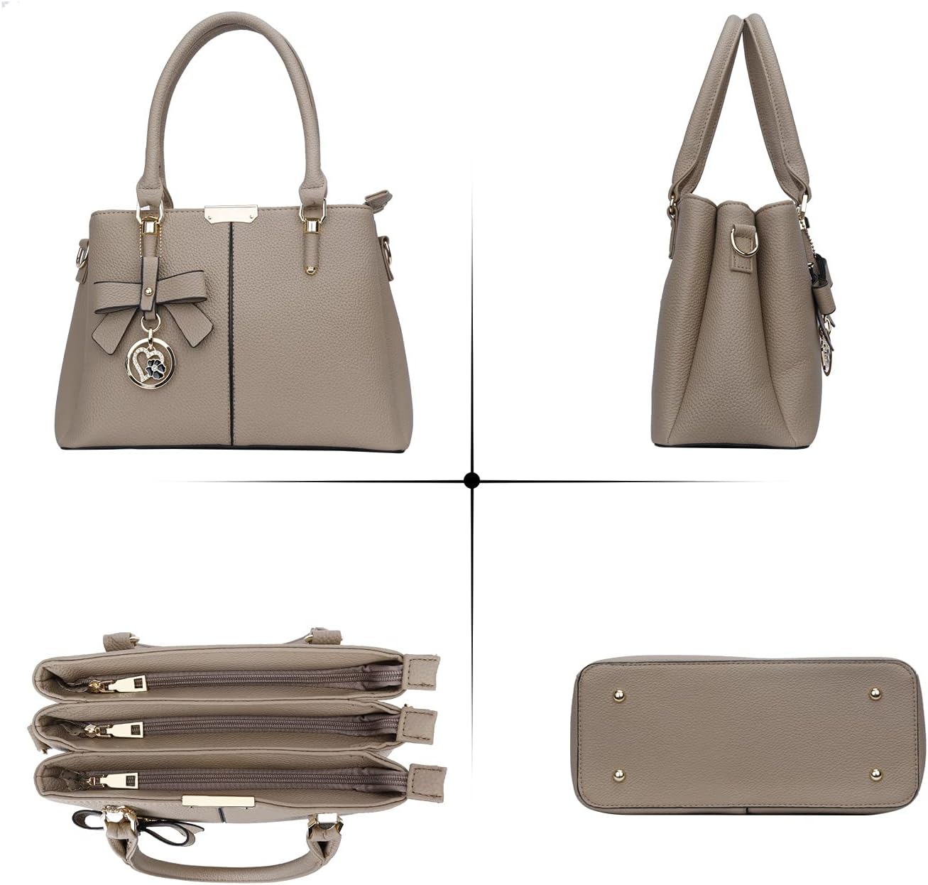 KKXIU Trendy Tote Bag for Women Lightweight Oxford Big Capacity Shoulder Purses and Handbags