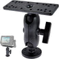 YOLUFER Finder Mount Bracket Holder Rack Universal 360° Adjustable Kayak Mounting Base for Boat Canoe Fishing Accessories