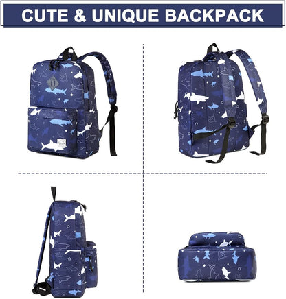 School Backpack for Kids, VASCHY Lightweight Water Resistant Casual Schoolbag Daypack for Men Women Teen Boys Girl Bookbag