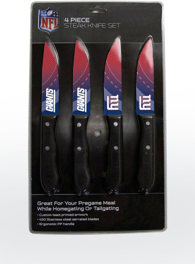 The Sports Vault by Inglasco NFL Chicago Bears Steak Knives