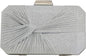 CORIOS Pleated Evening Bag Sparkly Sequin Clutch Bag for Women Sparkly Handbag Bridal Wedding Purse Elegant Crossbody Bag