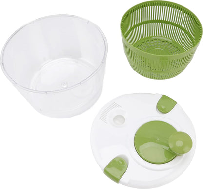 Large Salad Spinner, Fruit and Vegetable Dryer, Quick Dry Holder Design with Drain, Bowl and Strainer - Quick and Easy Multipurpose Lettuce Spinner Vegetable Fruit Dryer Kitchen Tool