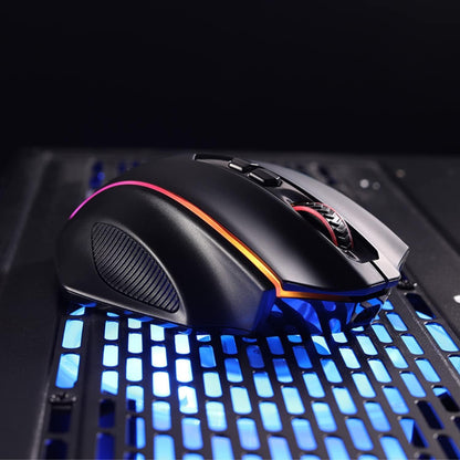 Redragon M686 Wireless Gaming Mouse, 16000 DPI Wired/Wireless Mouse with Professional Sensor, 45-Hour Durable Power Capacity, Customizable Macro and RGB Backlight for PC/Mac/Laptop