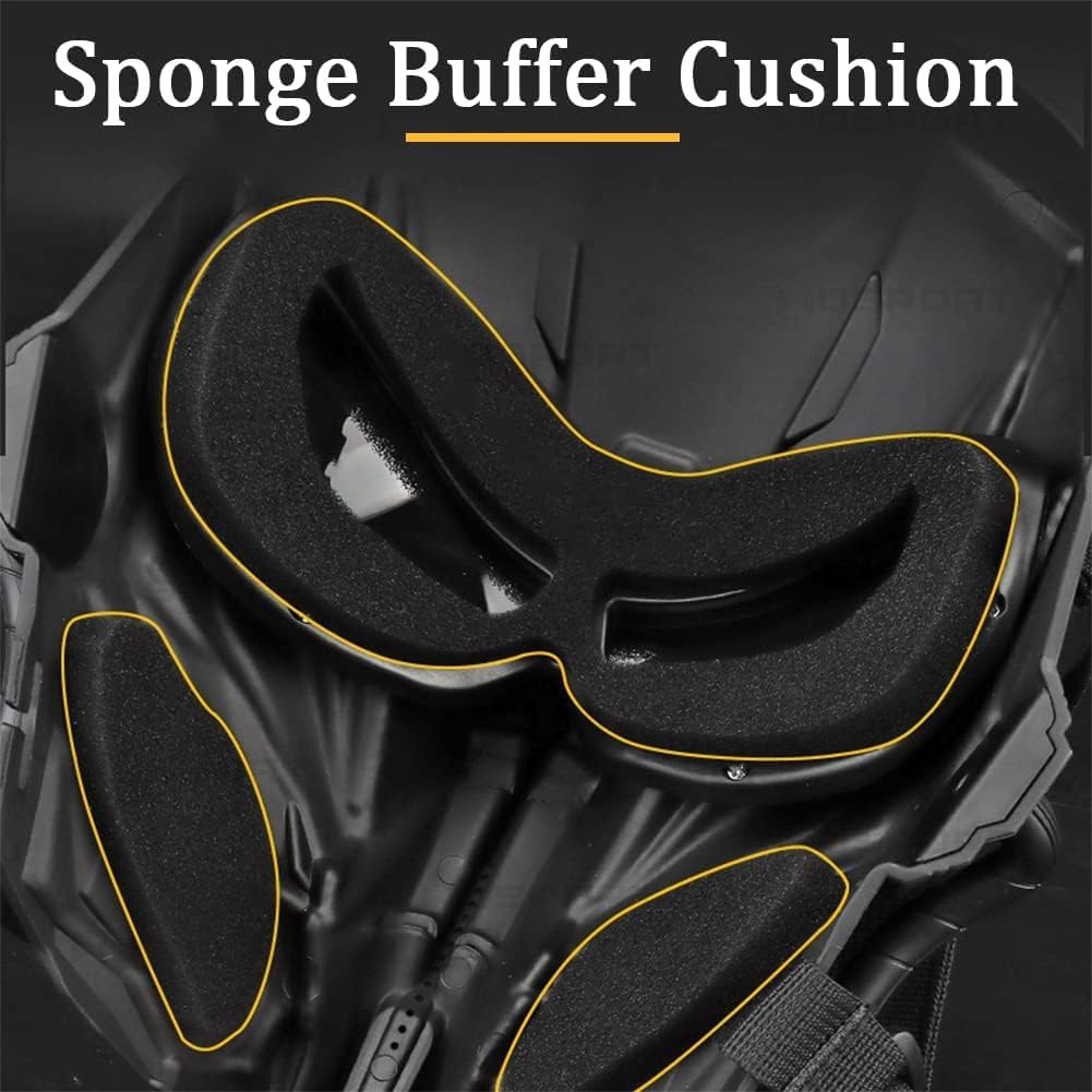 Airsoft Full Face Protective Mask Balaclava Mask, for Outdoor Sports CS Cosplay Costume Movie Shooting