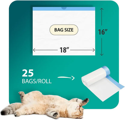 PetCove Self Cleaning Litter Box - Automatic Cat Litter Box up to 75L, App‑Control Cat Litter Box with Integrated Safety Protection, Advanced Odor Control & Smart Weight Monitoring with Cat Litter Bag