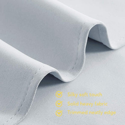 NICETOWN Blackout Curtains 2 Panels for Bedroom- Thermal Insulated Grommet Blackout Curtains 63 Inches Long for Living Room/Kitchen Rideaux occultants (2 Panels, W42 x L63 -Inch,Grey)