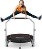 BCAN SP2 40"/48" Foldable Mini Trampoline Max Load 330lbs/440lbs, Fitness Rebounder with Springs, Adjustable Foam Handle, Exercise Trampoline for Adults Indoor/Garden Workout