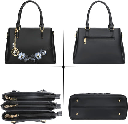 KKXIU Trendy Tote Bag for Women Lightweight Oxford Big Capacity Shoulder Purses and Handbags