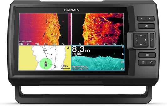 Garmin Striker Vivid 9sv, Easy-to-Use 9-inch Color Fishfinder and Sonar Transducer, Vivid Scanning Sonar Color Palettes