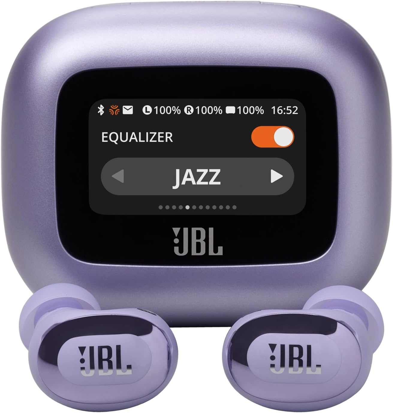 JBL Live Beam 3 - True Wireless Noise-Cancelling Closed-Stick Earbuds, 48Hrs Total Playback, Wireless Charging, 6 Mics for Perfect Calls, Multi-Point Connection, IP55 Waterproof and dustproof