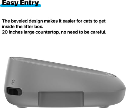 Neakasa Cat Pedal Step Stool With Filter Function, Easy to Clean Cat Litter Tray for M1 Open Top Self-Cleaning System