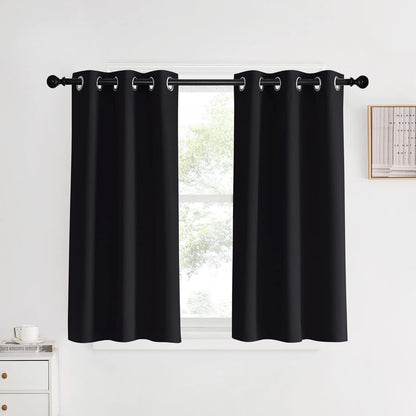 NICETOWN Blackout Curtains 2 Panels for Bedroom- Thermal Insulated Grommet Blackout Curtains 63 Inches Long for Living Room/Kitchen Rideaux occultants (2 Panels, W42 x L63 -Inch,Grey)