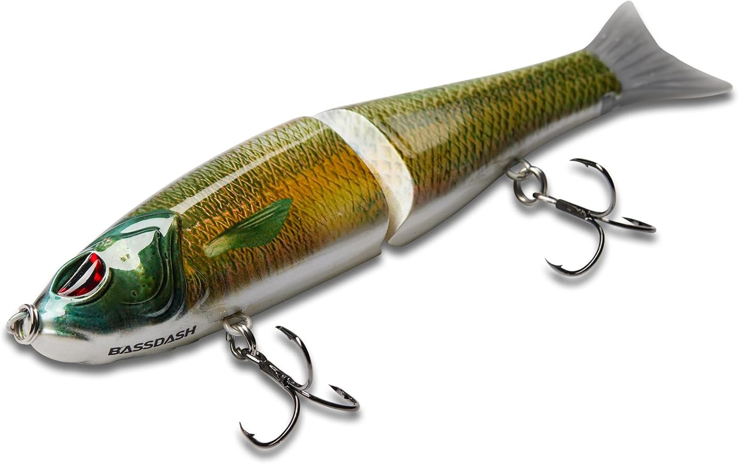 Bassdash SwimShad Glide Baits Jointed Swimbait Bass Pike Salmon Trout Muskie Fishing Lure