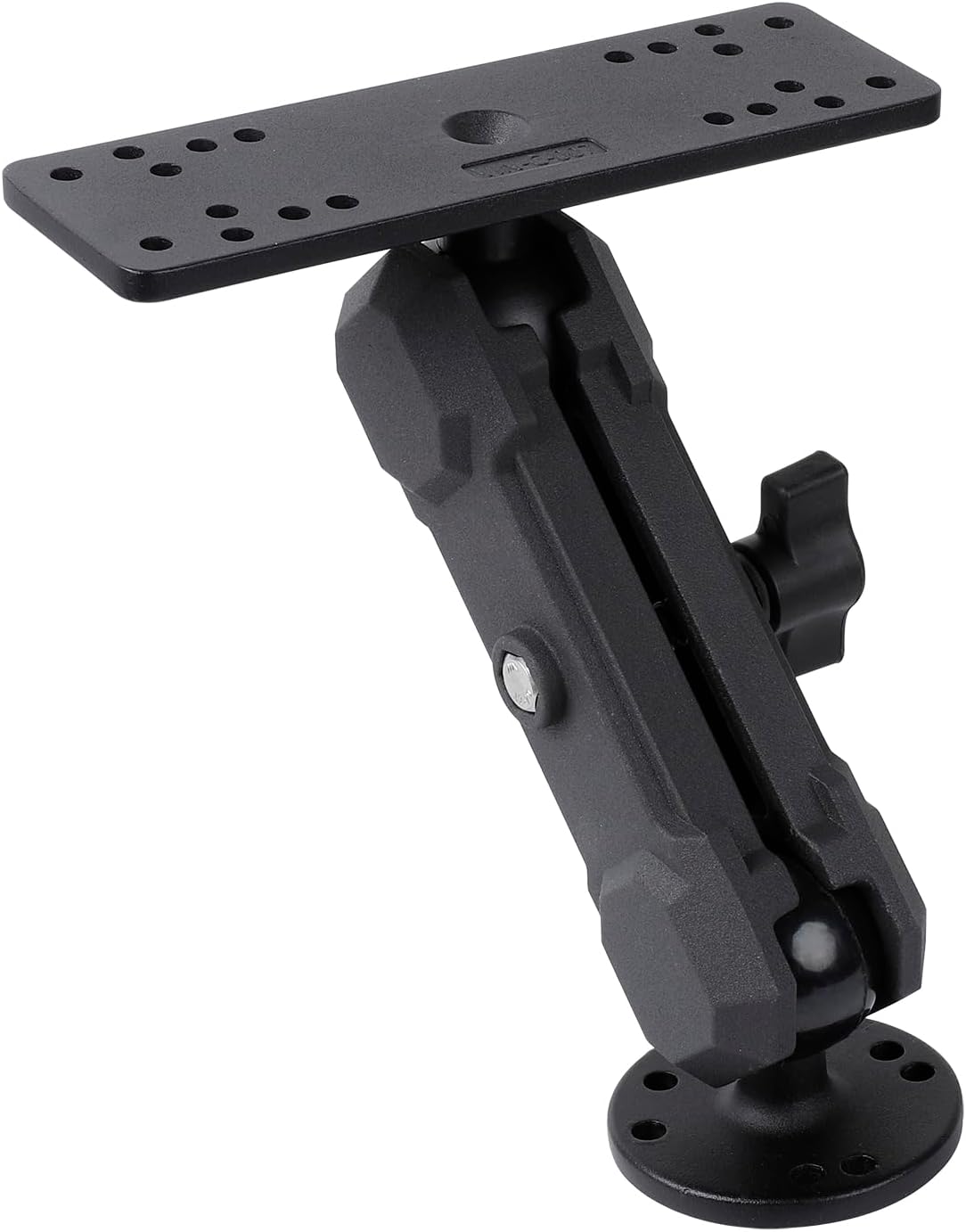 Leenconghui Aluminum Alloy Fish Finder Mount with C Size 1.5"" / 38mm Ball, 5.9"" Arm Marine Electronic Mount Compatible with Garmin,Humminbird, Lowrance and More, BM-72