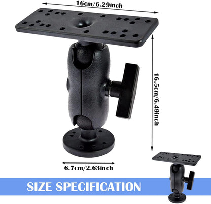 YOLUFER Finder Mount Bracket Holder Rack Universal 360° Adjustable Kayak Mounting Base for Boat Canoe Fishing Accessories