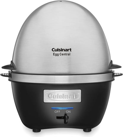 Cuisinart Egg Cooker for Omelets, Poached and Soft, Medium or Hard Cooked Eggs, 10 Eggs Capacity (CEC-10C)