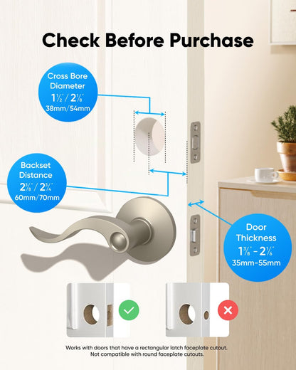 eufy Smart Lock C30, Keyless Entry Door Lock, Built-in WiFi Deadbolt, Smart Lock for Front Door, No Bridge Required, Easy Installation, App Remote Control, Auto Lock, Black