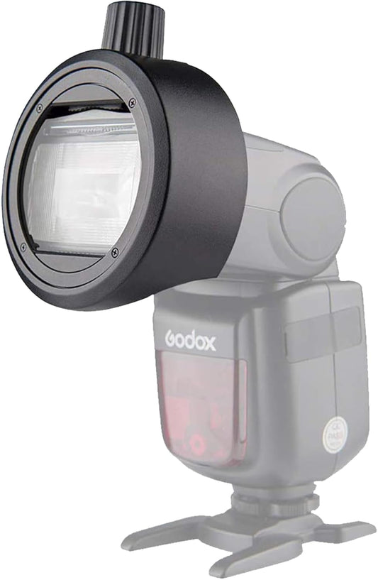 Godox S-R1 Adapter for Godox V860II, V850II, TT685, and TT600 Series Flashes, Compatible for AK-R1 Round Head Accessories