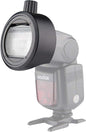 Godox S-R1 Adapter for Godox V860II, V850II, TT685, and TT600 Series Flashes, Compatible for AK-R1 Round Head Accessories