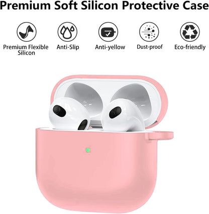 Aircawin for Airpods 4 Case Cover,Shockproof Case for Airpods 4th Generation Case Cover 2024,Premium Silicon Case with Keychain and Cleaing Pen for Airpods 4 Gen, Wireless Earphone Accessories-Blue