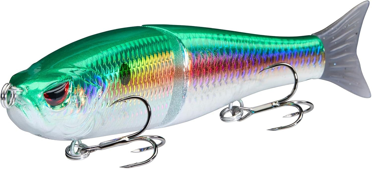 Bassdash SwimShad Glide Baits Jointed Swimbait Bass Pike Salmon Trout Muskie Fishing Lure