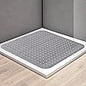 Square Shower Mat, Non Slip Bath Mat, Loofah Shower Stall Mats for Walk-in Shower, 32 x 32 Inches Shower Floor Mat with Drain, Bath Mats for Showers Bathroom, Tub, Seniors