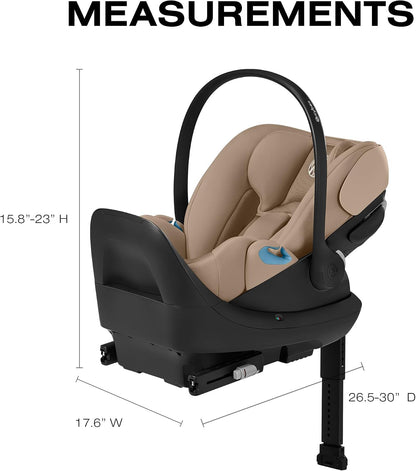 Cybex Cloud G Pro Infant Car Seat, 4-35 lbs, Load-Leg, 45% More Recline