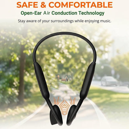 Ai Translation Open-ear Bone Conductions Headphones with Camera (orange) | Wireless Sports Headset, Smart Conversation, for Running Cycling