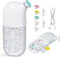 IvyWind Electric Baby Nail File, 7 in 1 Grinding Heads Baby Nail Trimmer, Automatic Baby Nail Clippers for Infant Newborn Toddler Kid Adult, Manicure Fingernail Care Set, 2 Speeds, USB Rechargeable, White