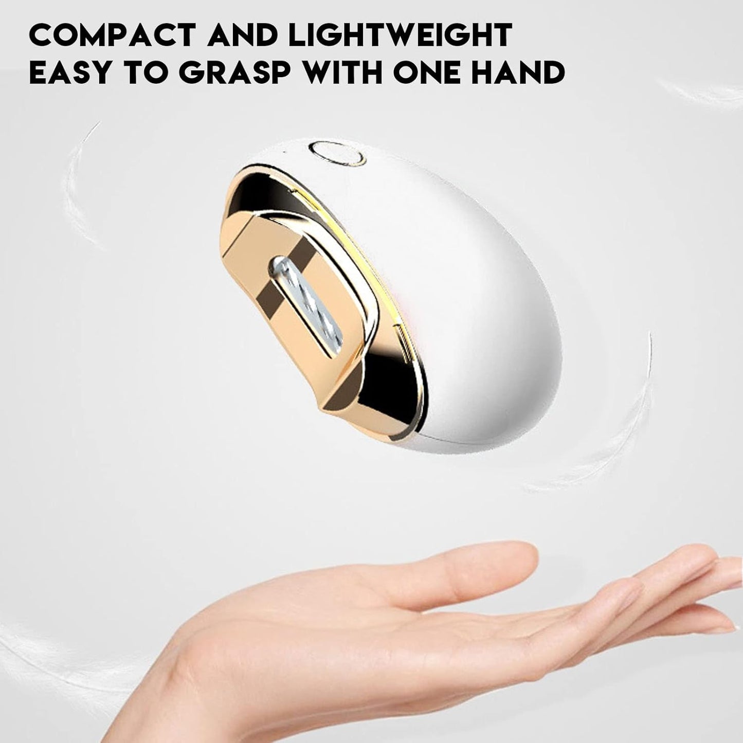 Electric Nail Clipper USB Rechargeable Nail Trimmer Nail Scissors Automatic Safety Fingernail Cutter for Children Seniors Adults (White)