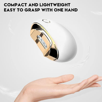 Electric Nail Clipper USB Rechargeable Nail Trimmer Nail Scissors Automatic Safety Fingernail Cutter for Children Seniors Adults (White)
