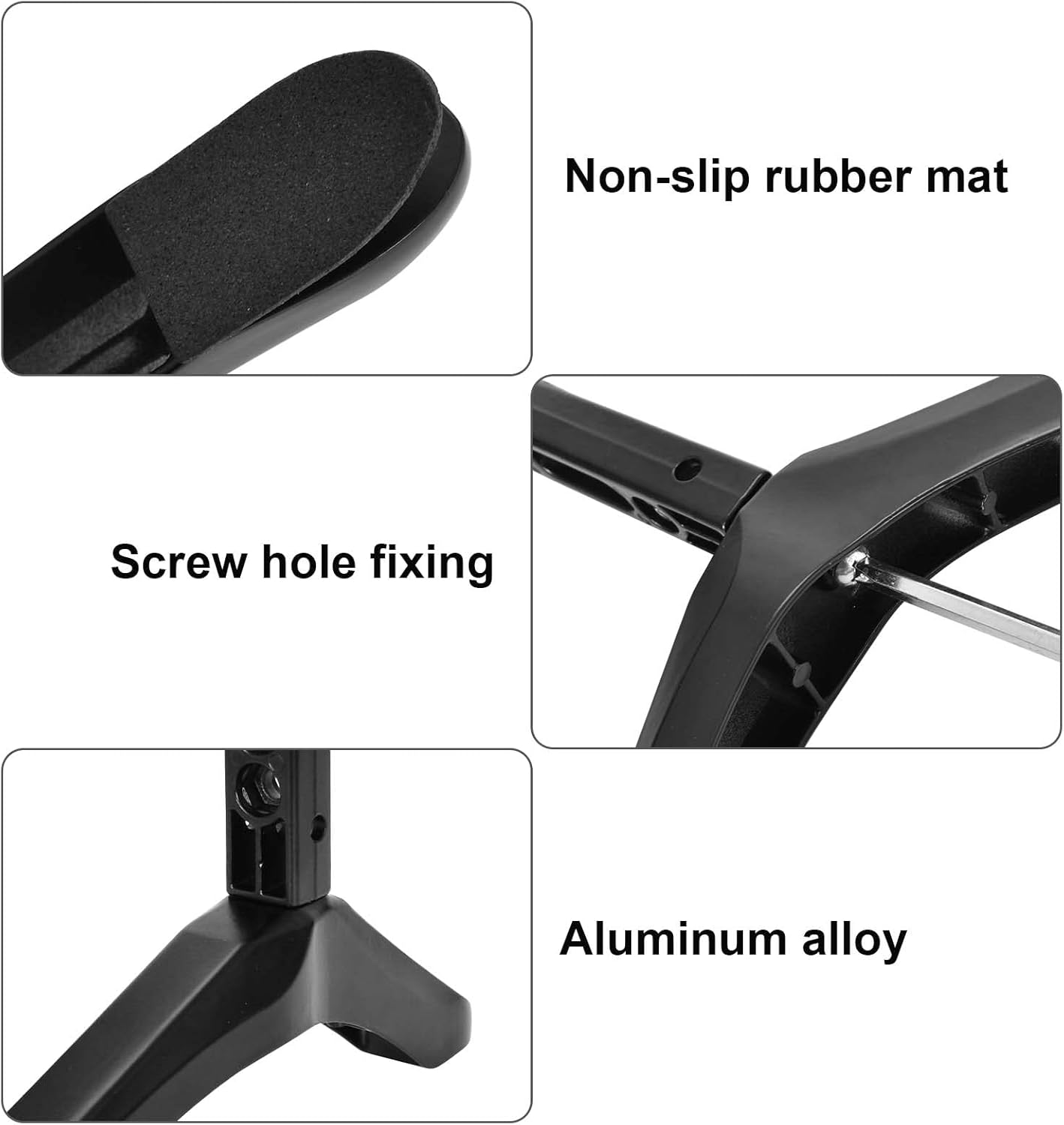 Universal TV Stand Universal Base Stand for TV Universal TV Stand Legs Replacement for Smart TV Replacement Legs for TV Legs TV Holder TV Base Feet with Screw TV Mounts