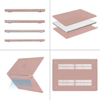 MOSISO Compatible with MacBook Air 13 inch Case 2025 2024 2023 2022 M4 A3240 M3 A3113 M2 A2681, Plastic Hard Shell&Keyboard Cover&Screen Film&Pouch for MacBook Air 13.6 inch Case, Crystal Clear