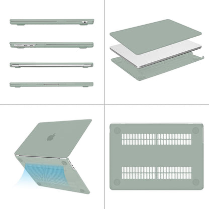MOSISO Compatible with MacBook Air 13 inch Case 2025 2024 2023 2022 M4 A3240 M3 A3113 M2 A2681, Plastic Hard Shell&Keyboard Cover&Screen Film&Pouch for MacBook Air 13.6 inch Case, Crystal Clear