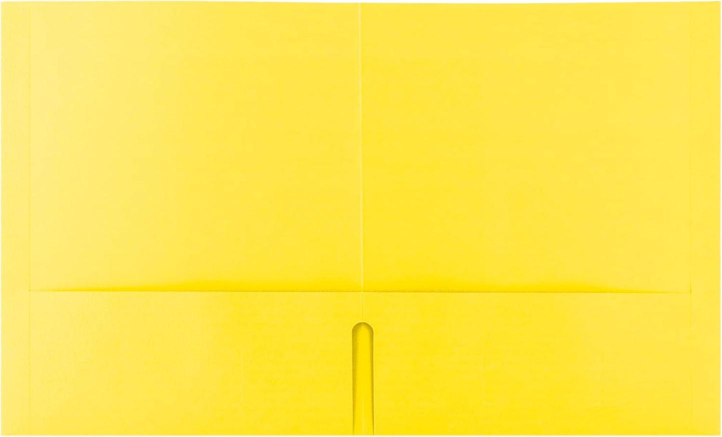 Hilroy Twin Pocket Portfolios, 9.5" x 11.75", 4-Pack, Assorted Colours (06042)