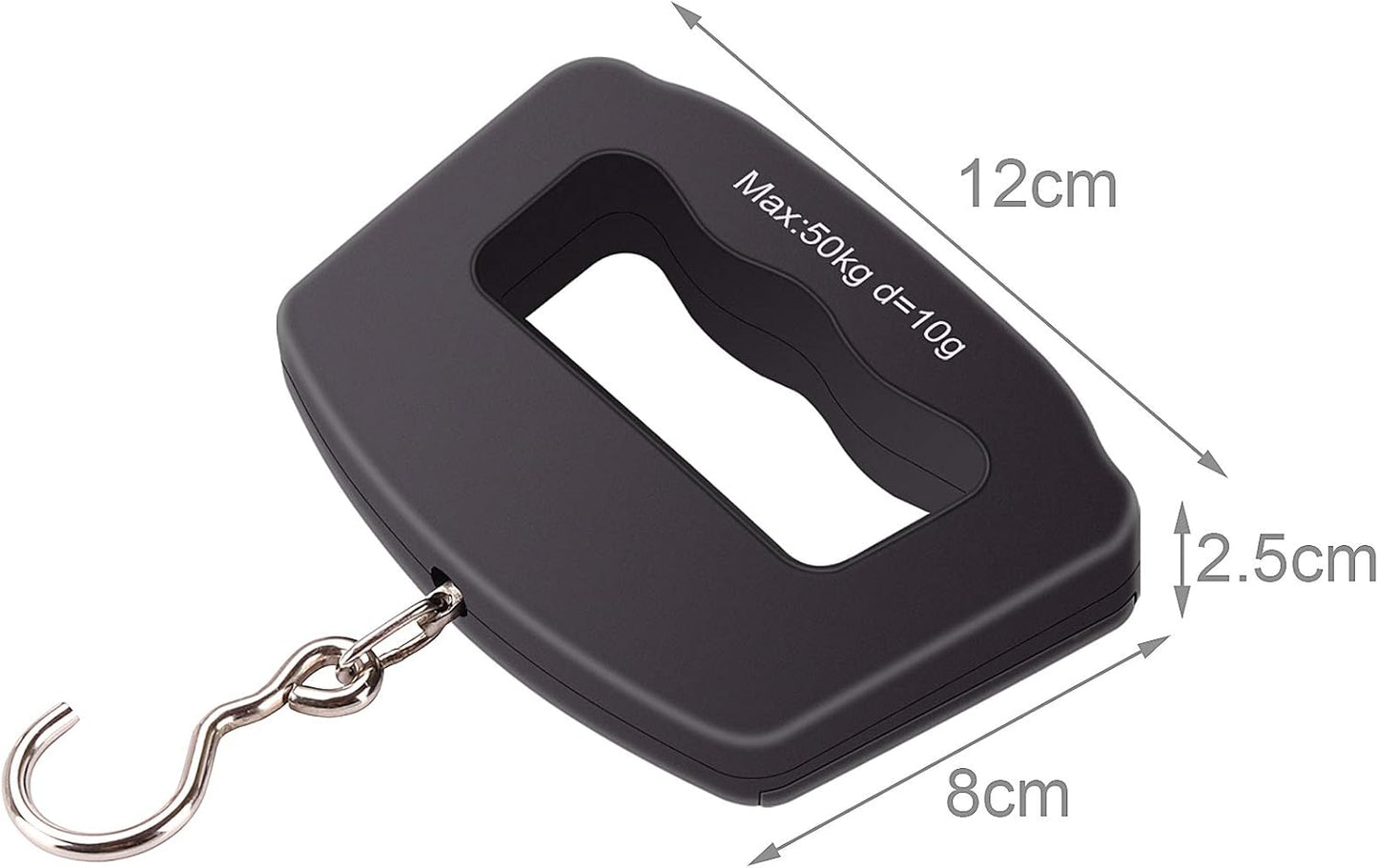Kinstecks 110lb/50kg Fish Scales Backlit LCD Portable Electronic Balance Digital Fishing Scale Hanging Scale for Hunting Fishing Postal Kitchen