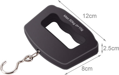 Kinstecks 110lb/50kg Fish Scales Backlit LCD Portable Electronic Balance Digital Fishing Scale Hanging Scale for Hunting Fishing Postal Kitchen