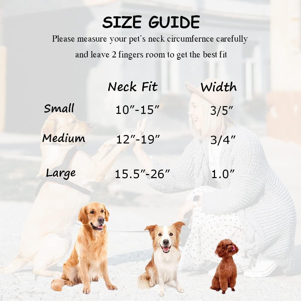 YUDOTE Soft Cotton Dog Collar with Metal Buckle Adjustable Heavy Duty Comfy Corduroy Collars for Small Medium Large Dogs,Black,Small