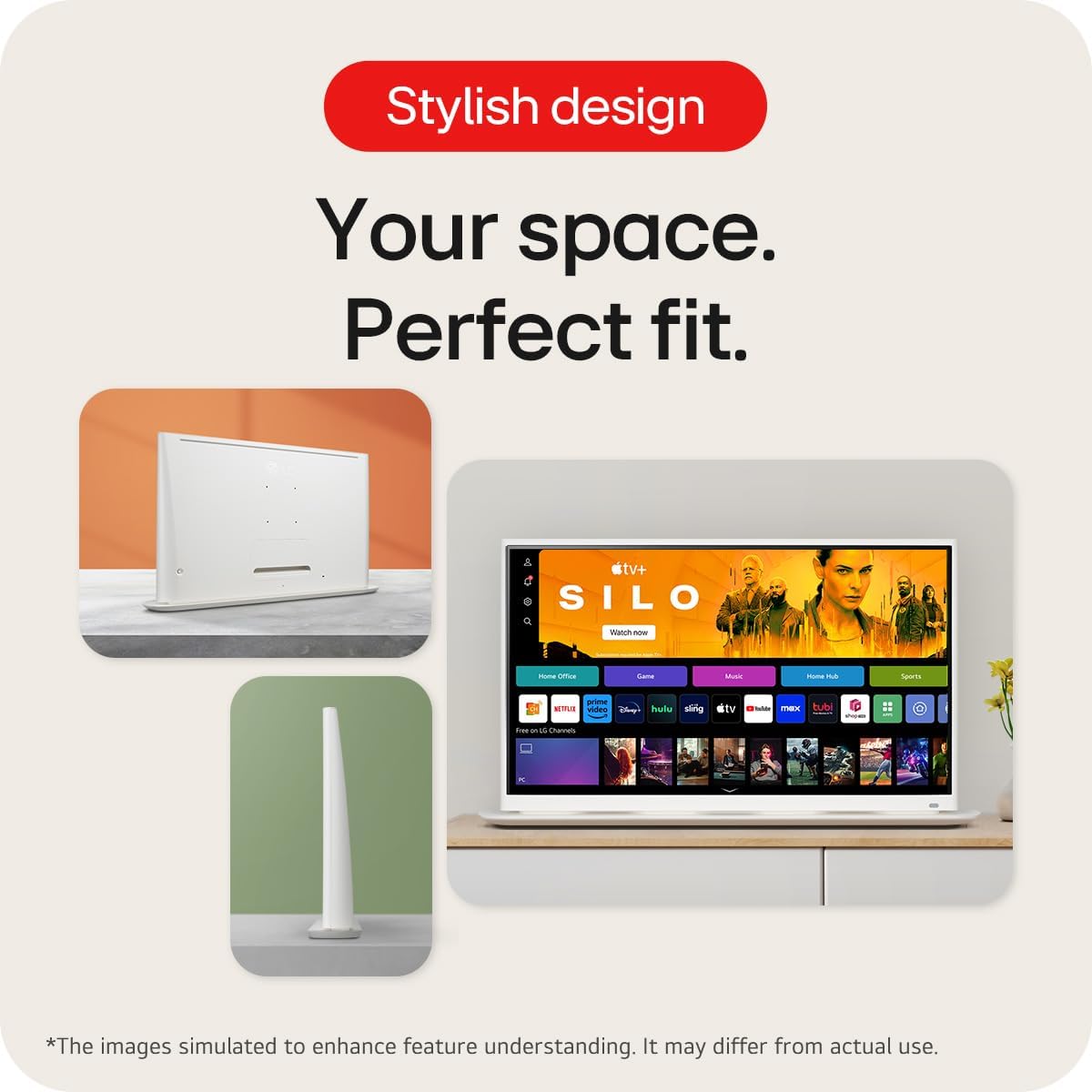 LG 27" 27BA45U-B 27" Ultrafine UHD (3840 x 2160) 4K IPS Monitor – 5ms 60Hz HDR10, DCI-P3 90%, Tilt/Height/Swivel/Pivot Adjustment, HDMI & DisplayPort, Eye Comfort, Black