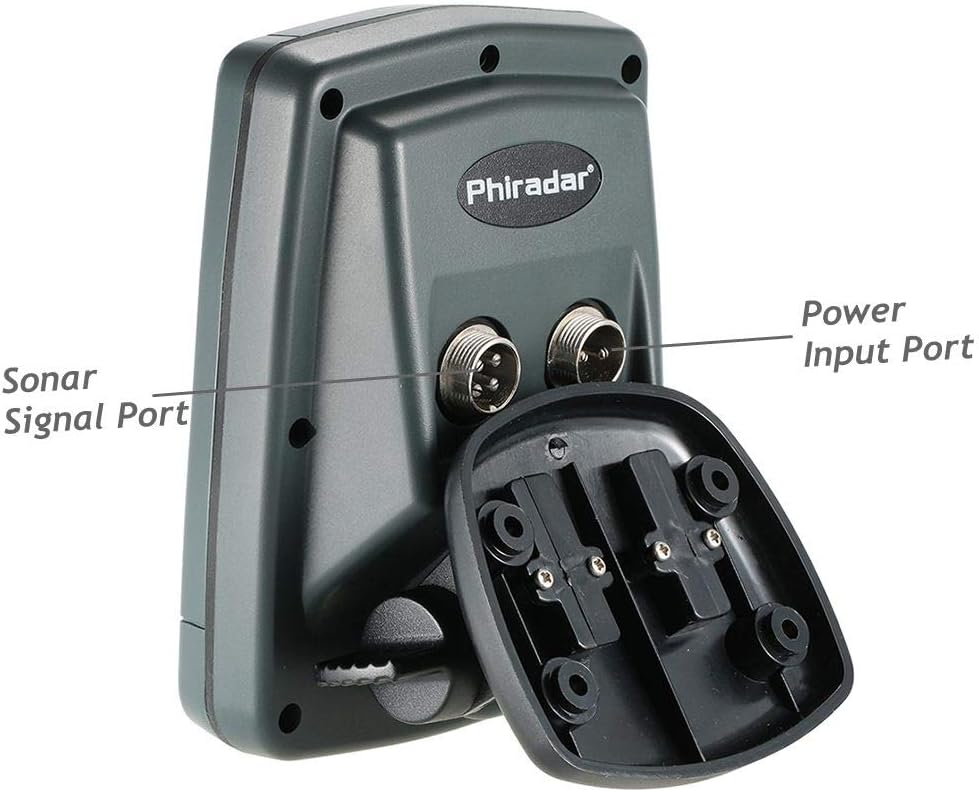 JOYWEE FF688C 3.5" Phiradar Color LCD Boat Fish Finder 200KHz/83KHz Dual Sonar Frequency 80M 240ft Detection Muti-Language Auto Zoom