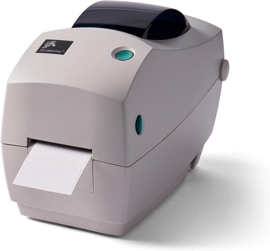 JetSet Label Zebra TLP 2824 Plus Thermal Transfer Desktop Monochrome Printer | 2 in Width | Serial & USB Port Connectivity 282P-101110-00 | Include Jetset Software - PuriLite