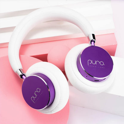 Puro Sound Labs BT2200 Plus Volume Limited Kids’ Bluetooth Headphones (Blue)