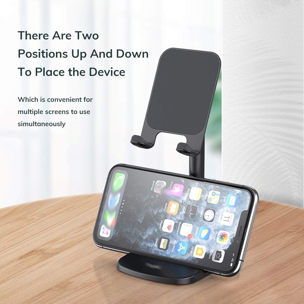 Universal Phone Holder Stand - Adjustable Tablet & Cell Phone Desk Support, Portable Mobile Holder for Home & Office Use - One Color